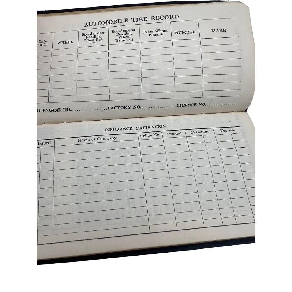 1941 Red Seal Warner-Jenkinson Pocket Diary Calendar, St. Louis Food Colors Ad